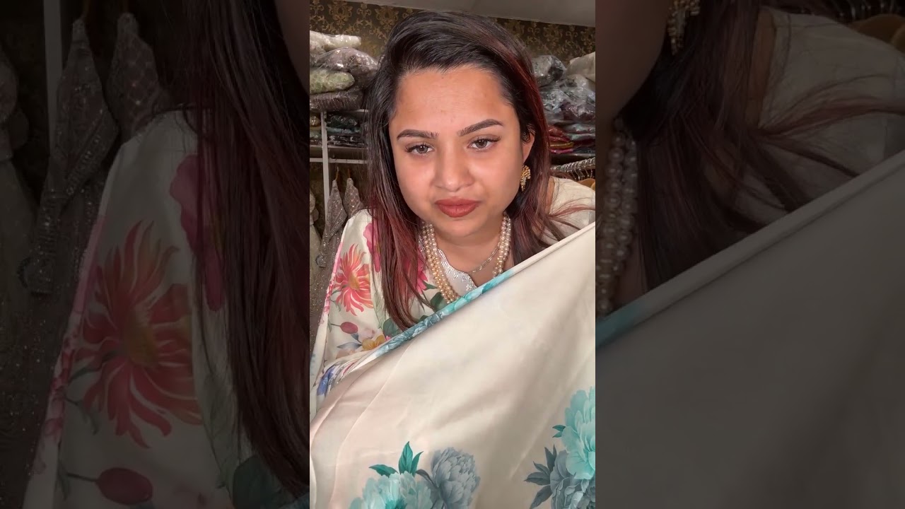 Floral Saree live with SHUKH Saree live 