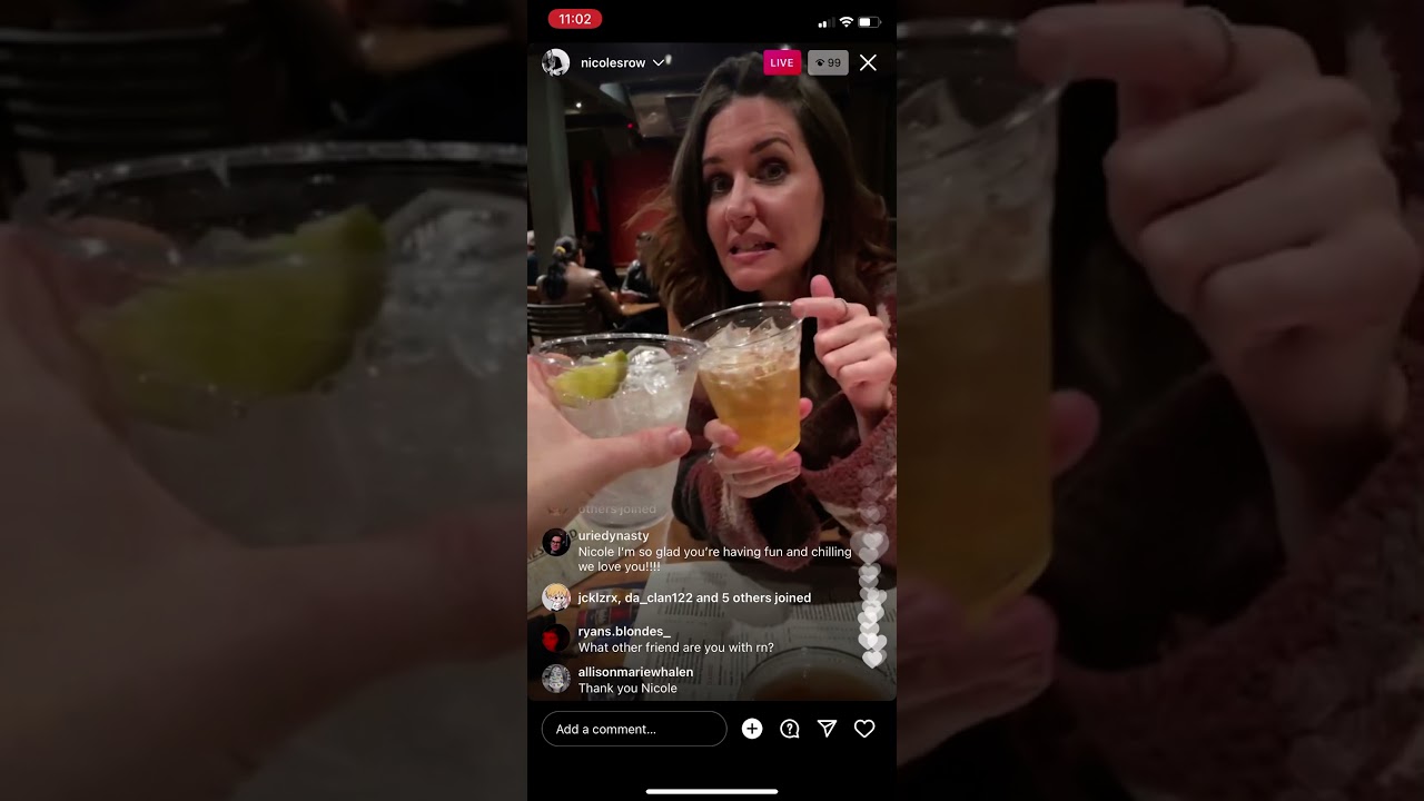 Nicole Row IG live (11-24-21)