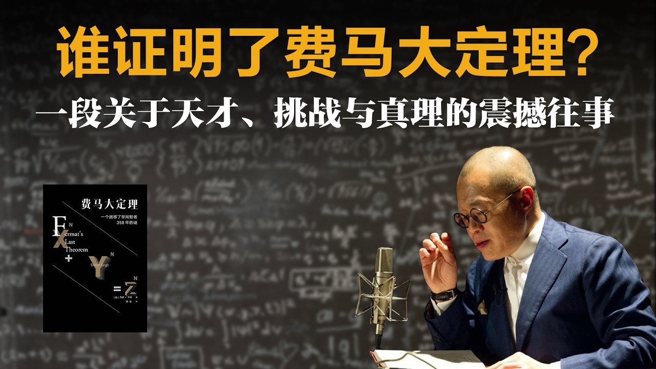 谁证明了费马大定理？一段关于天才、挑战与真理的震撼往事【梁文道】丨费马大定理丨数学之美丨安德鲁怀尔斯丨西蒙辛格丨科普丨数学史丨纪录片总结丨人类奇迹