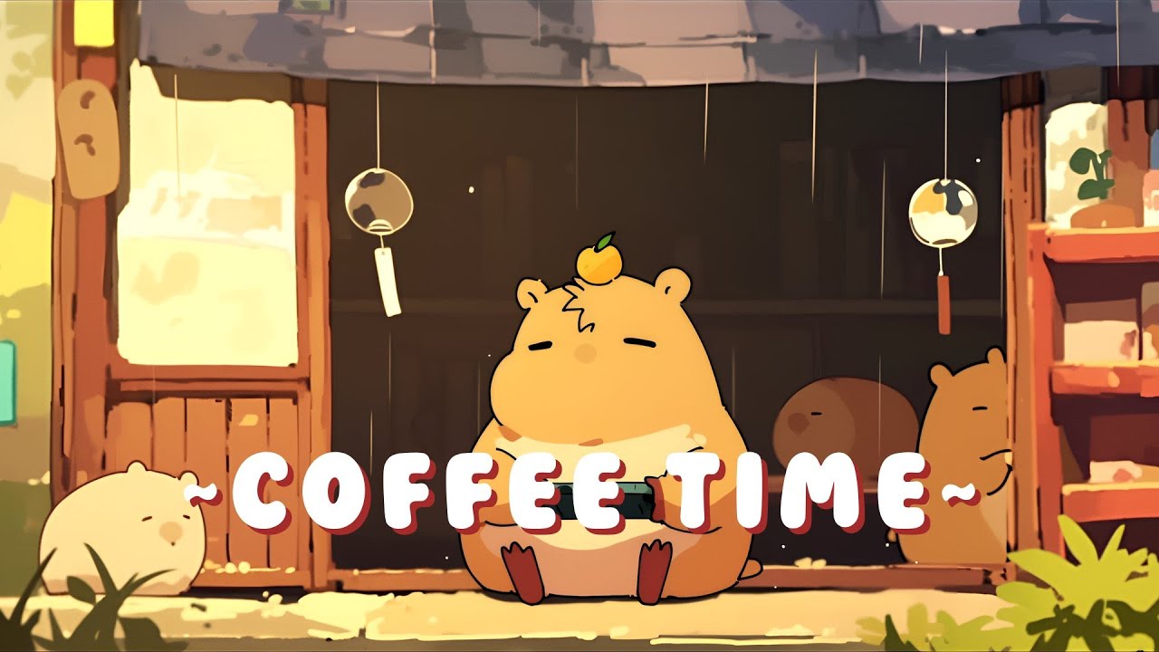Capybara Lofi Zone - Study & Chill Music Mix ~ Peaceful Moments ~ 📚 🎵