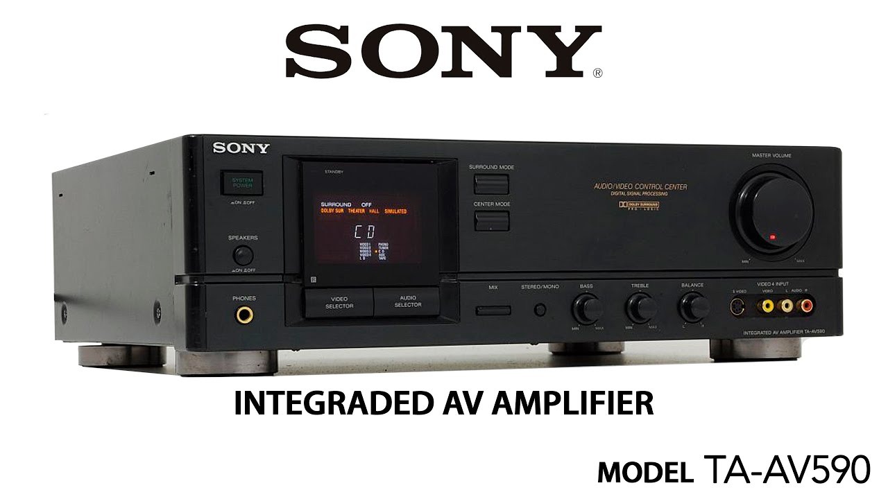 Sony TA-AV590 Amplifier Restoration & Mod
