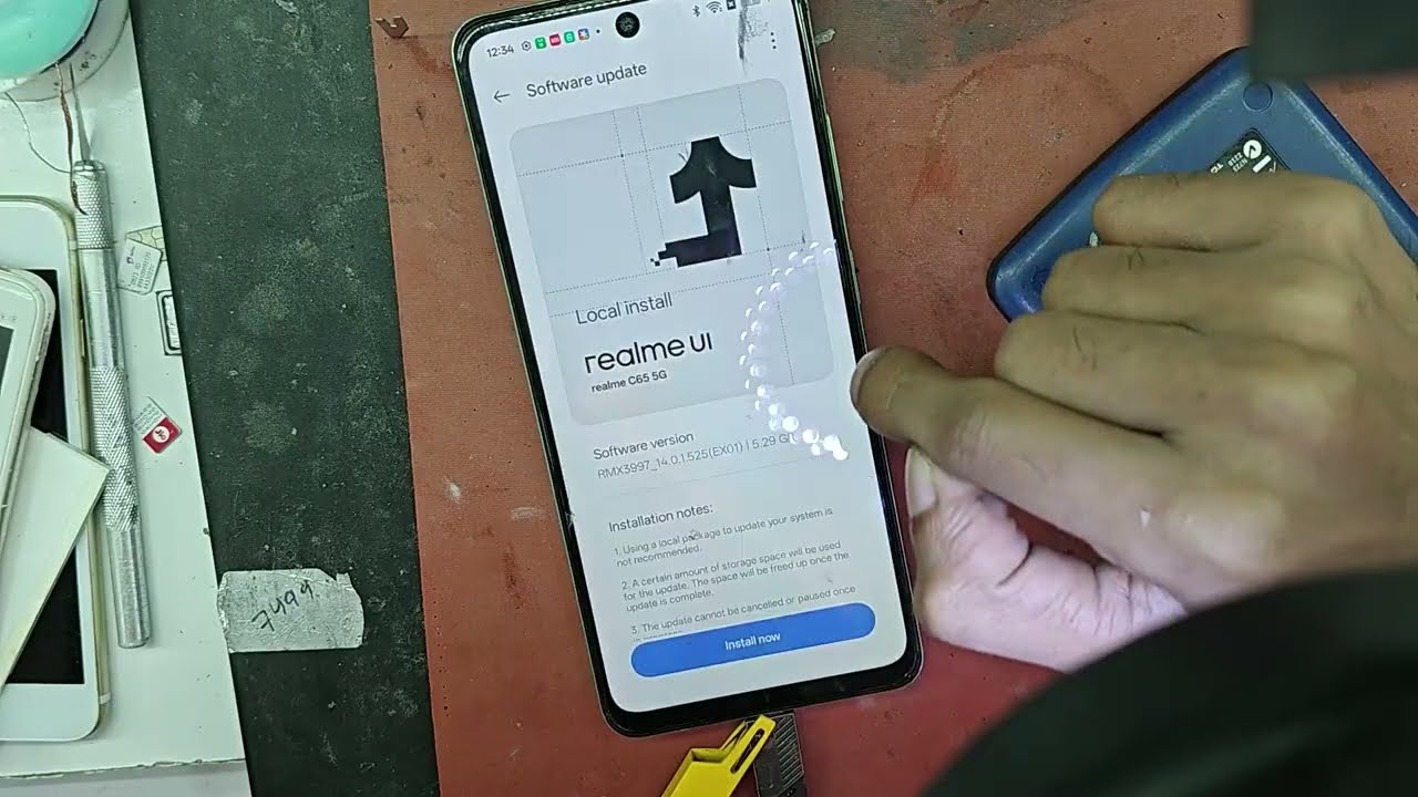 REALME C65 | RMX 3997 | ANDROID 15 FRP BYPASS | SCREEN LOCK WAS ALREADY CHANGED