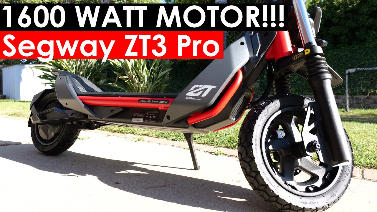 Segway ZT3 Pro Scooter Review: Unboxing, Top Speed, Hill Climb, Off-Road Test & More!