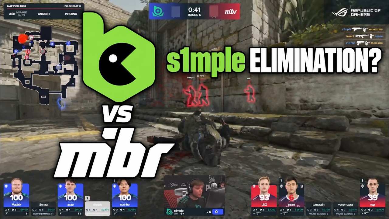 CRAZY MATCH! BC.Game VS MIBR - HIGHLIGHTS | &mdash; Stake Pulse Beat III Group D Decider