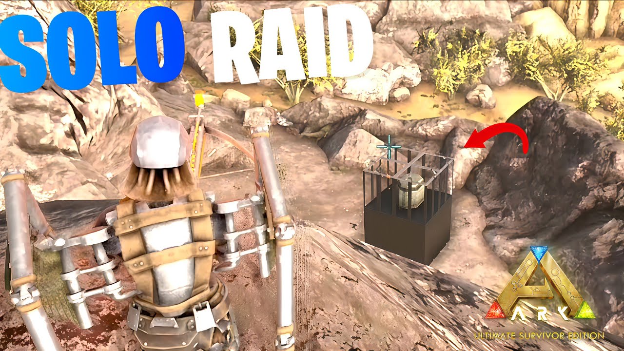Solo Raid and the enemy attacks me using Mesh | Ark Ultimate Survivor Edition PvP