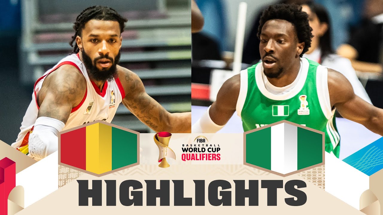 Guinea 🇬🇳 v Nigeria 🇳🇬 | Highlights | FIBA Basketball World Cup 2027 African Qualifiers