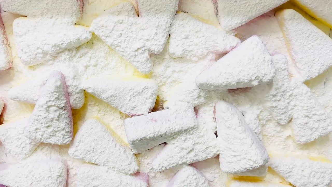 Cornstarch on fluffy gymchalk reforms compilation ASMR | 6 days of squeak- 3