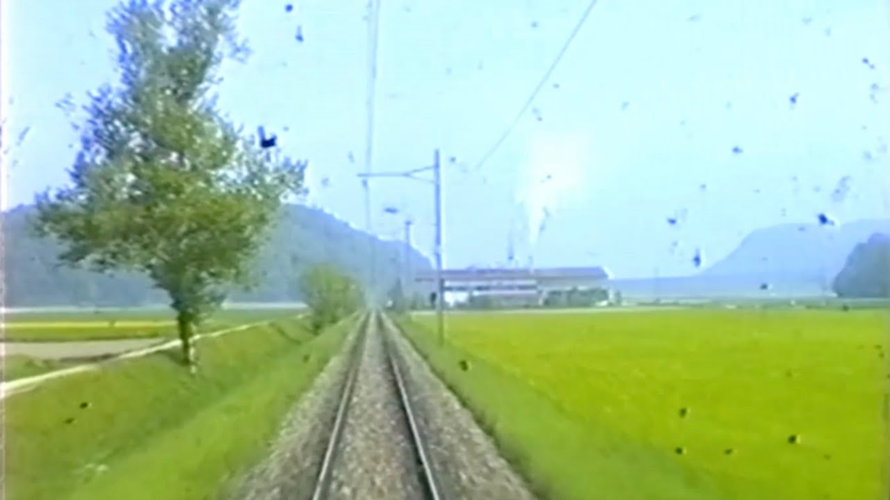 ★ 🇨🇭 Laupen - Gümmenen cab ride [06.1992] Switzerland, Sensetalbahn (former railway)