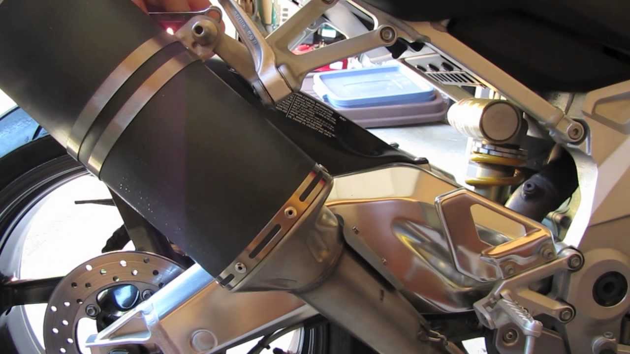 How to core stock exhaust, Aprilia RSV 1000 R