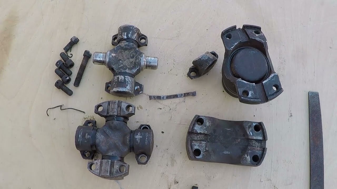 Repair Dozer Yoke And Replace U Joints