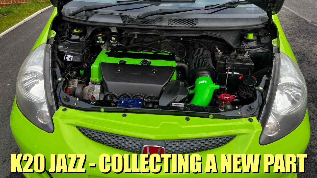 K20 Honda Jazz Fit K Swap Drive Out To Collect Hondata KPRO