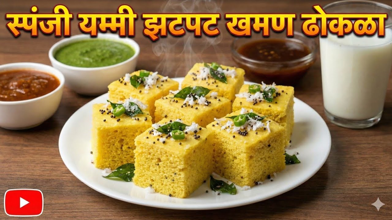 झटपट बनणारा, सगळ्यांना आवडणारा स्पंजी ढोकळा 🤍