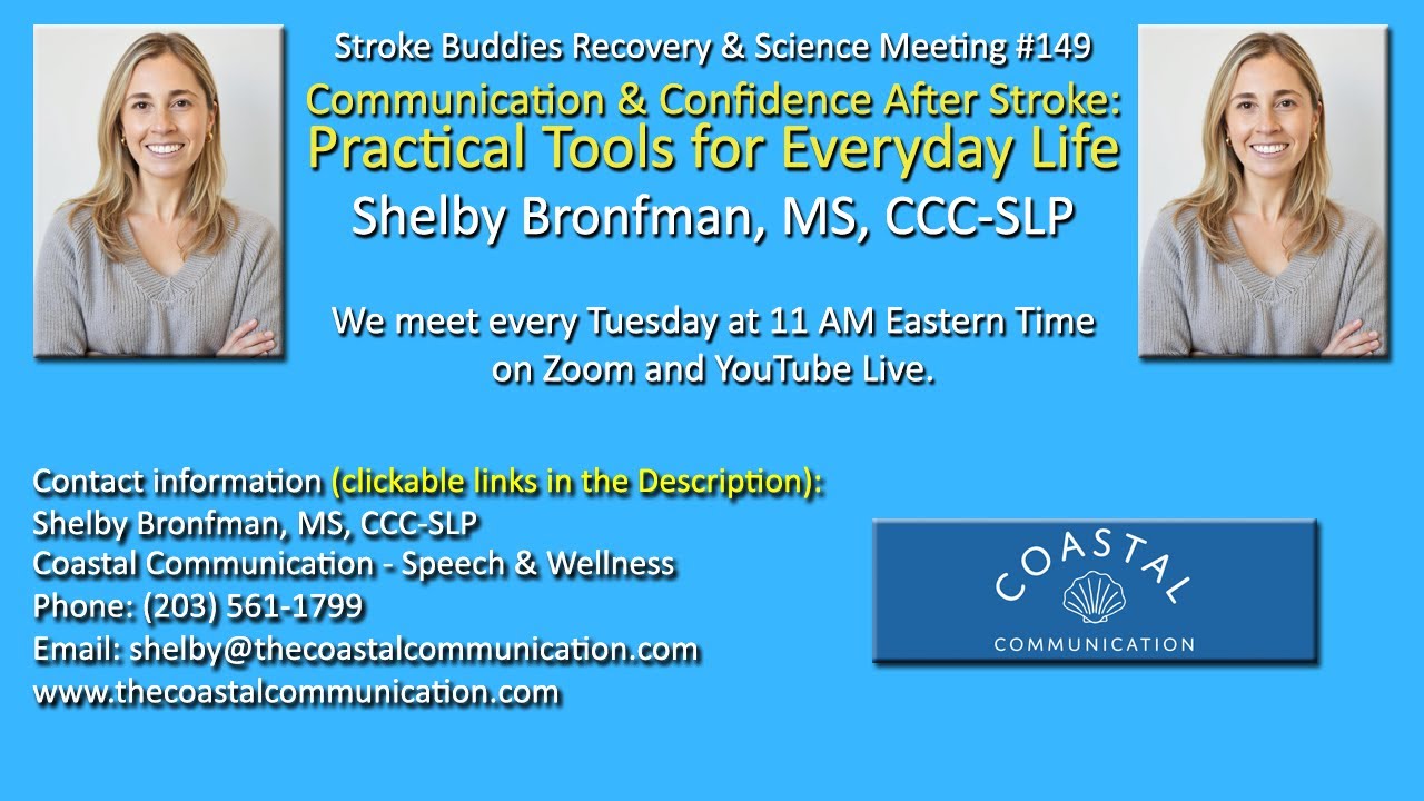 Communication & Confidence After Stroke: Practical Tools for Everyday Life, Shelby Bronfman, CCC-SLP