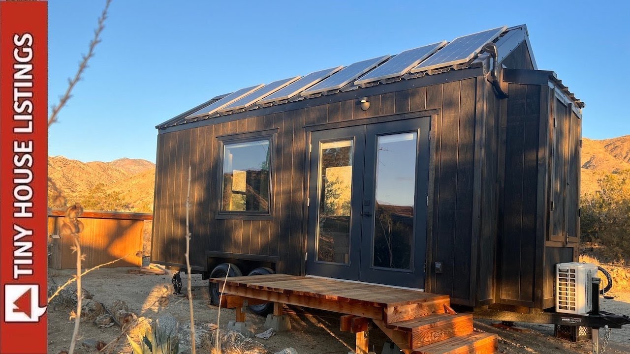 Enough Power To Live Off Grid Indefinitely || Tiny House For Sale Full Tour