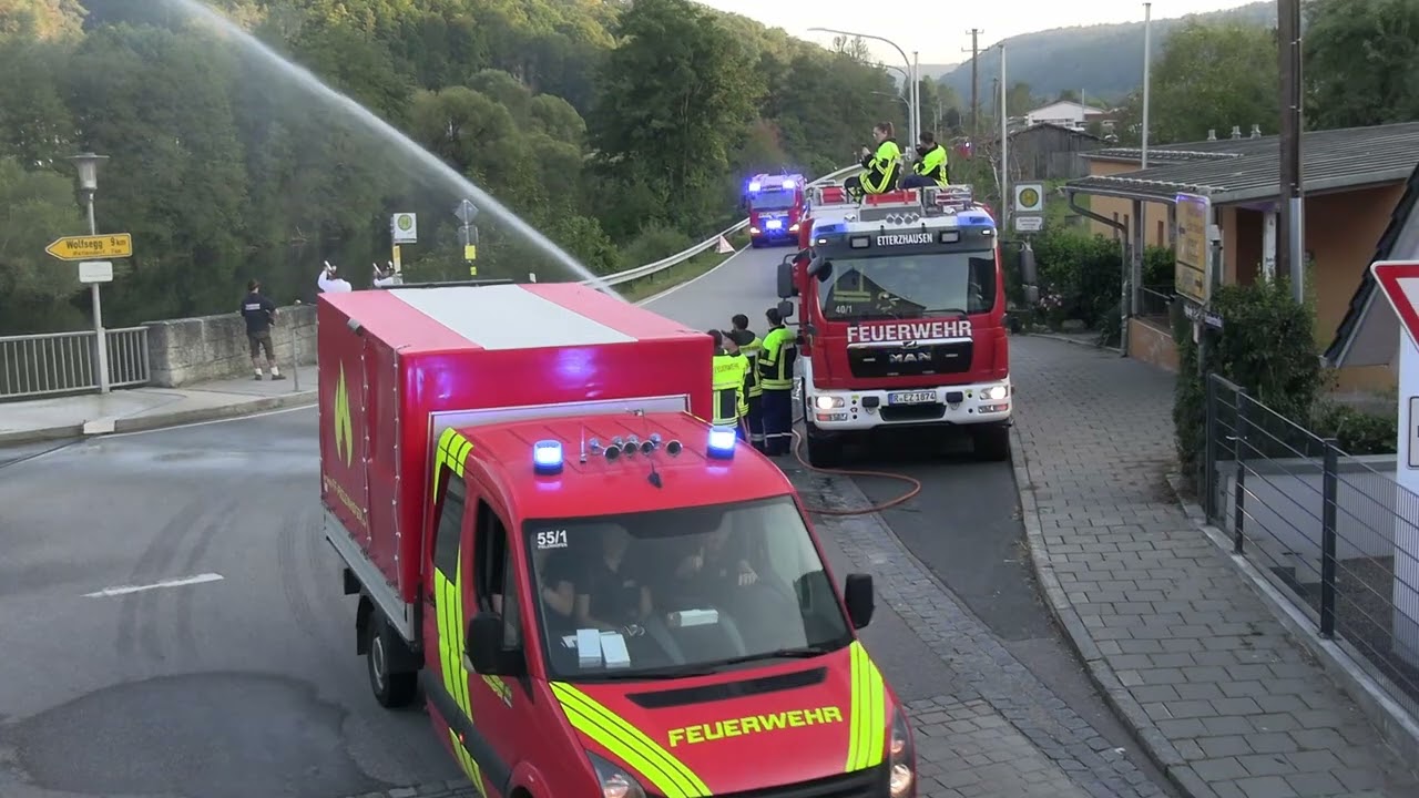 Ankunft des neuen Feuerwehrautos in Pielenhofen - Rosenbauer HLF 10