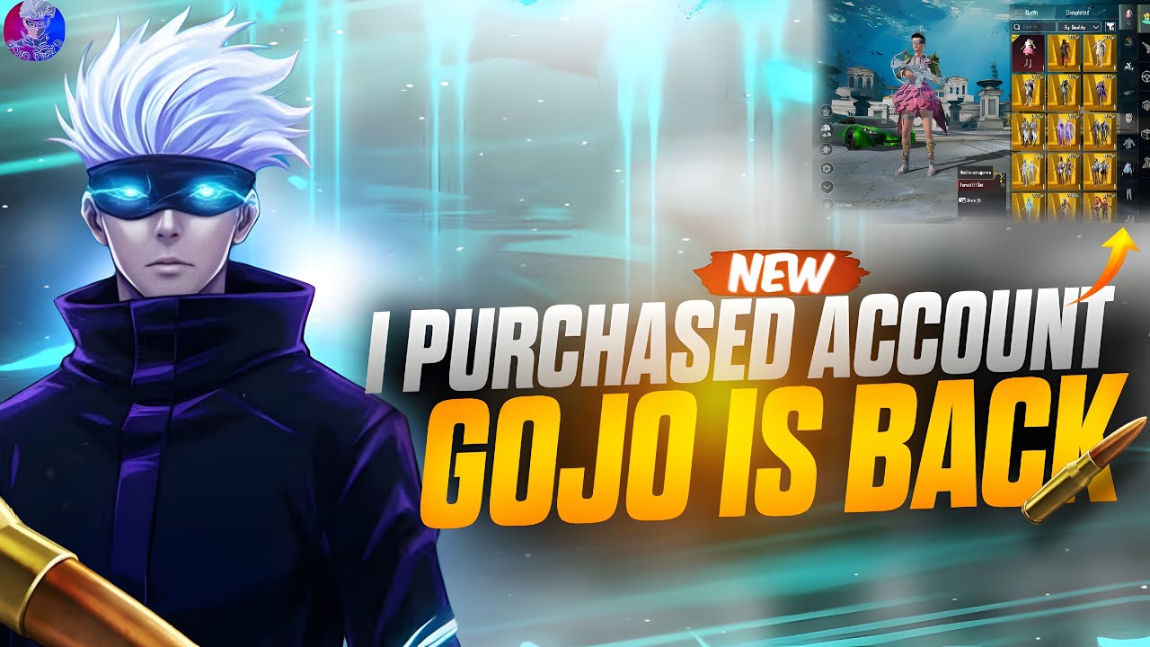GOJO IS BACK 😍🤑 || I PURCHASED NEW ACCOUNT 🤑 || My 100,000$ Inventory Tour 2025😍