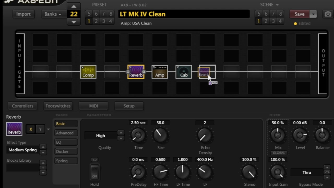 My Favourite AX8 Reverbs
