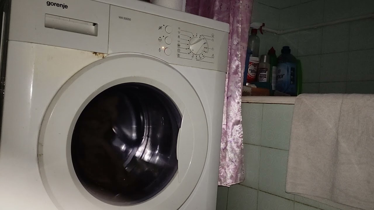 Gorenje WA 50050 final spin wool 30°C