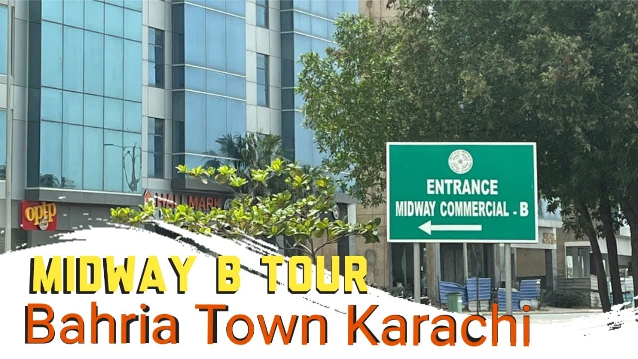 Midway B Commercial | Full Street Tour of Bahria Town Karachi (2025) #ChalainDoc
