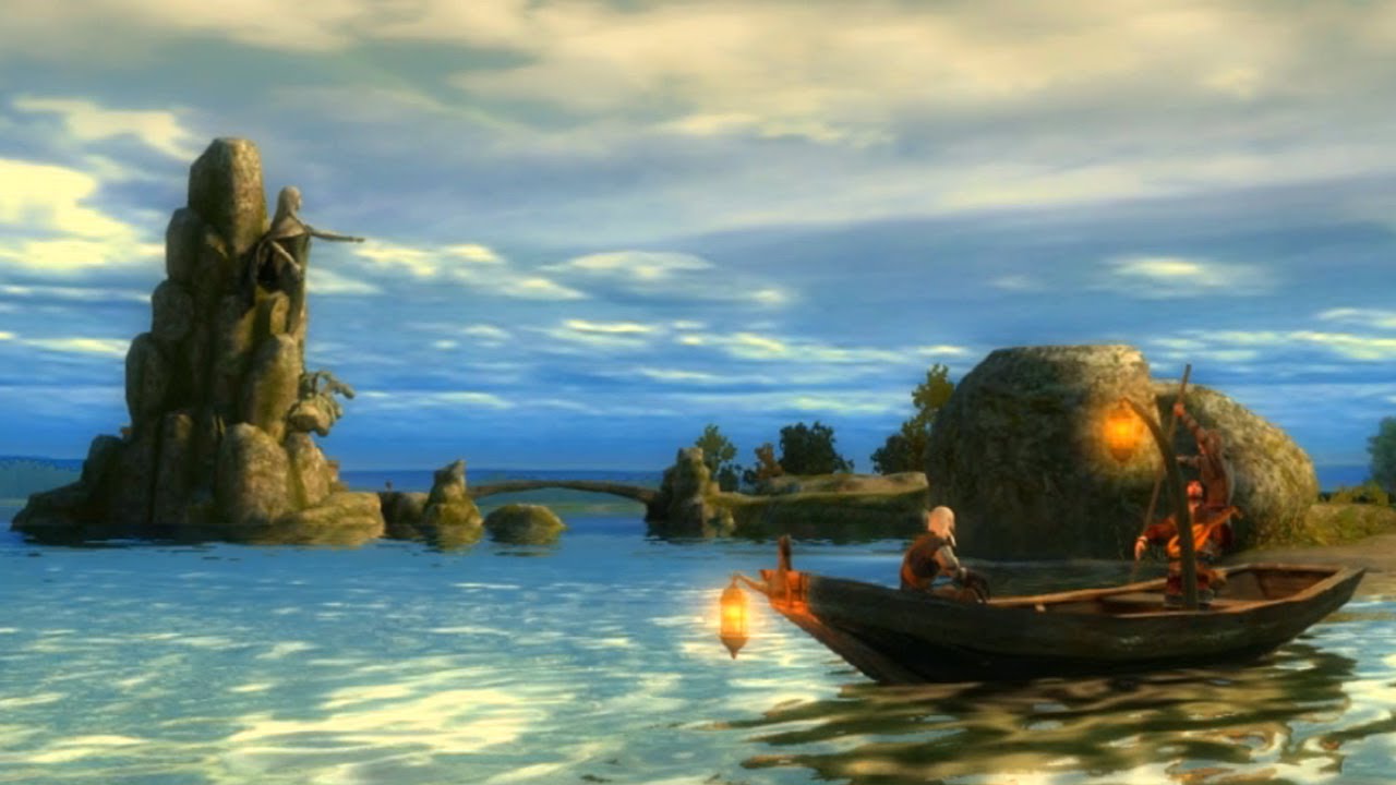 Battle Between the Order and Non-Humans in Murky Waters. Geralt and Free Elves Quest (The Witcher 1)