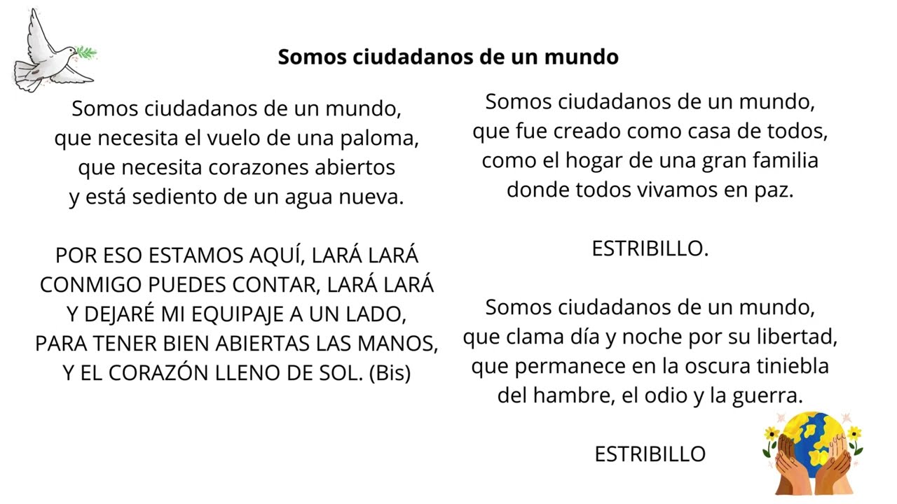 Somos ciudadanos de un mundo