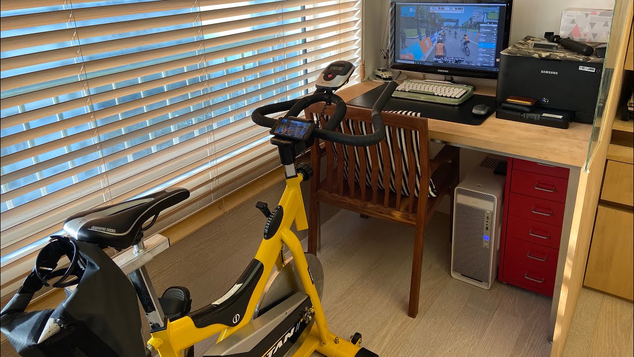 [헬스자전거를 이용한 즈위프트 게임 즐기는법] 홈트레이닝, 유산소운동,How to use a ZWIFT on a Spin Bike(US$ 10),스핀바이크,다이어트/Zwift 꿀팁
