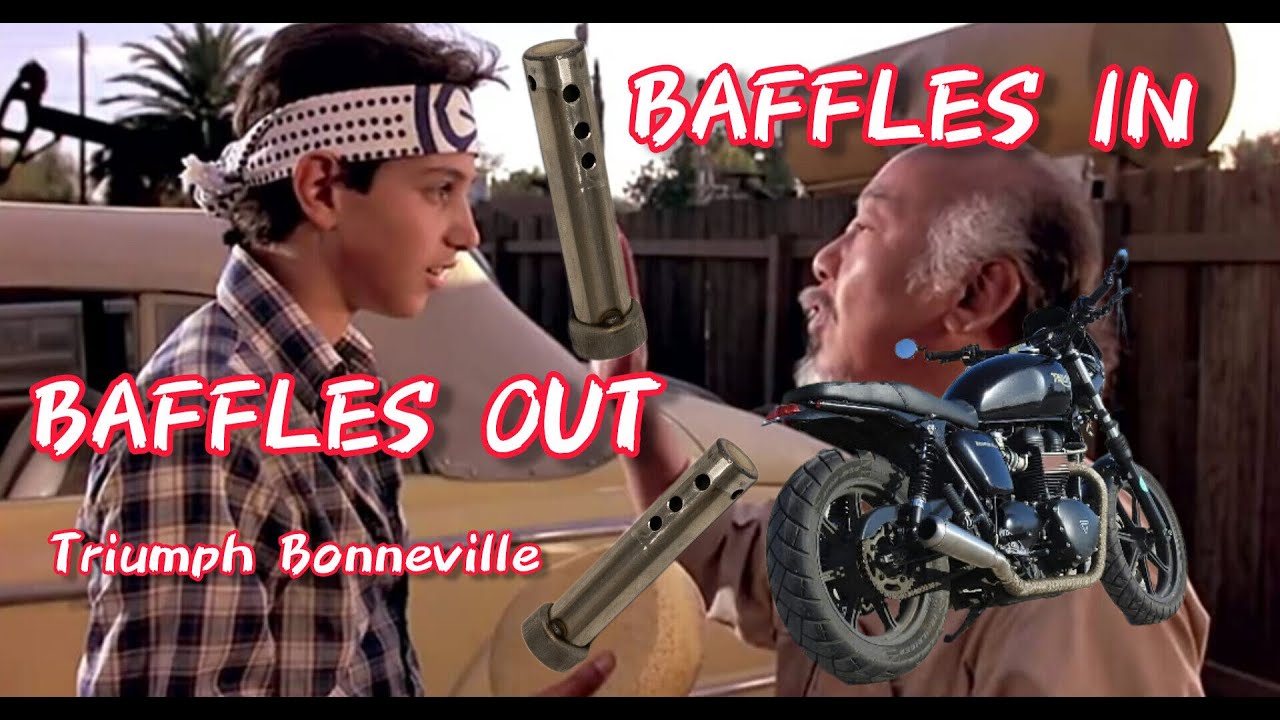 BAFFLES IN? BAFFLES OUT? Triumph Bonneville Tec Sprint 2/2 exhaust raw sound
