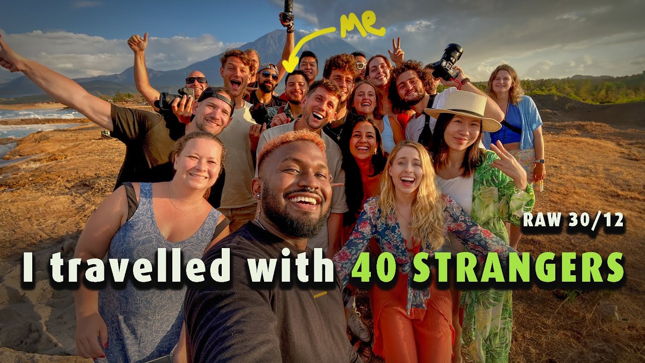 I traveled with 40 STRANGERS in Bali 🇮🇩 w/ #lostleblanc