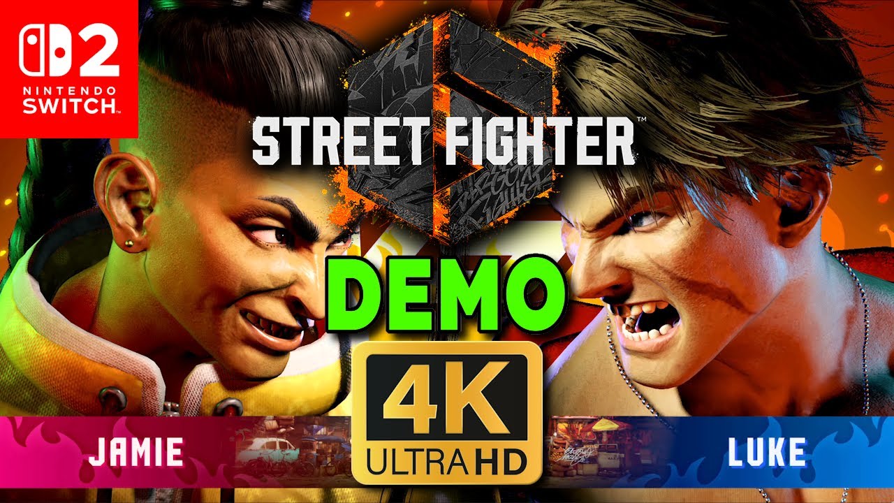 Street Fighter 6 Nintendo Switch 2 DEMO Gameplay [4K 60fps]