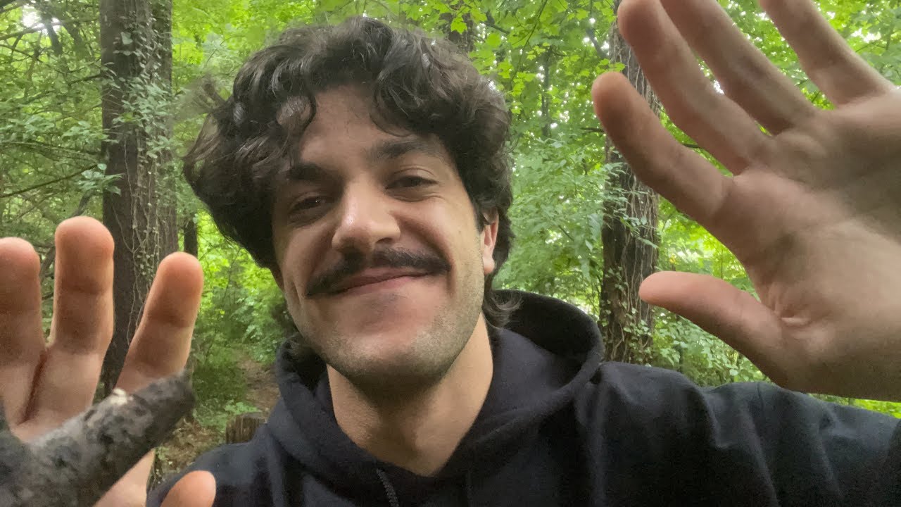 Lofi ASMR Outside (Hand Sounds, Soft Spoken Rambles, & Hand Movements)