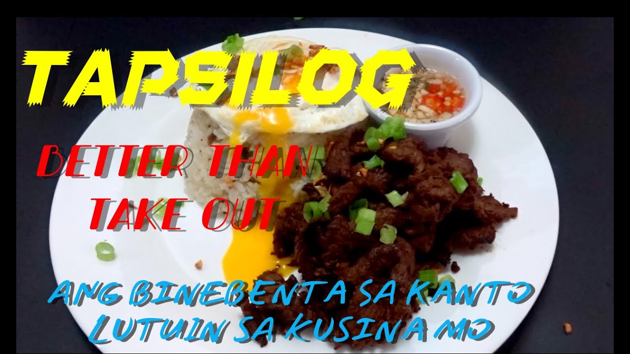 TAPSILOG/ ANG TINITINDA SA KANTO LUTUIN NA SA KUSINA MO
