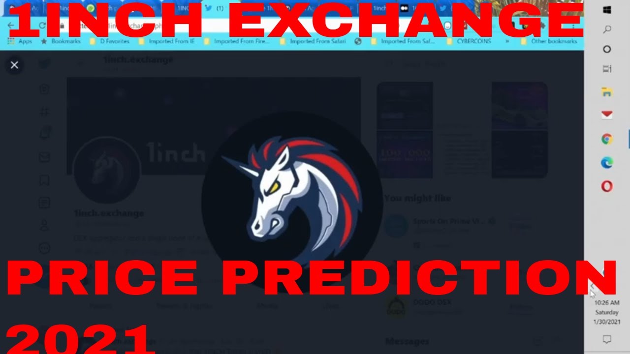 1inch Exchange Price Prediction 2021 1inch Token Crypto Coin Price Dex Exchange Aggregator