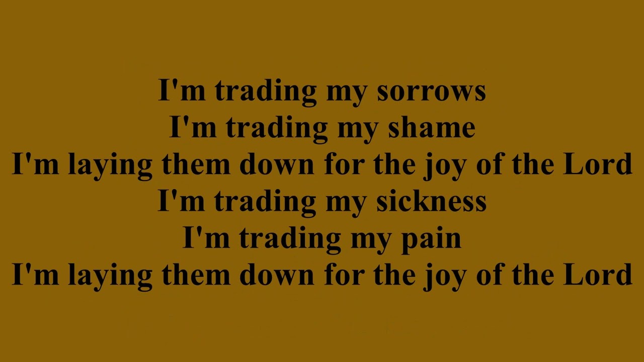 2 Guys From Petra - Trading My Sorrows