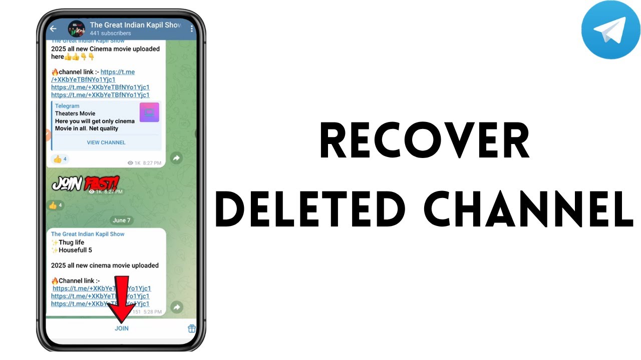 Recover Deleted Channel In Telegram | How To Recover Deleted Channel In Telegram