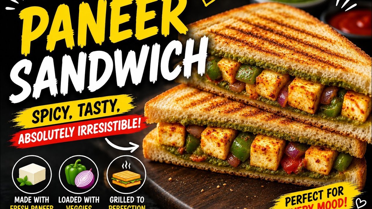 Paneer sandwich recipe for kids lunchbox #food #cooking #recipe 