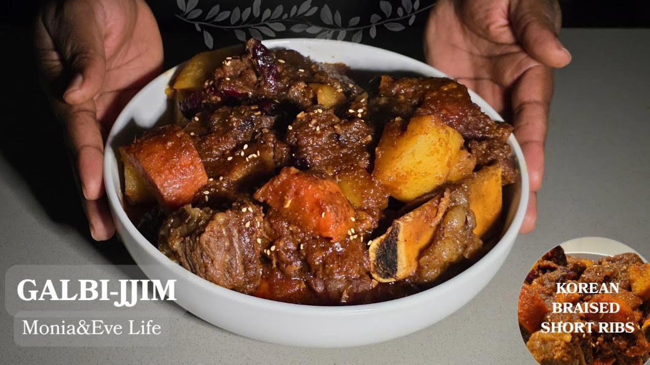 KOREAN BRAISED SHORT RIBS (GALBI-JJIM) - Our Fun Recipe Adventure | ASMR Cooking