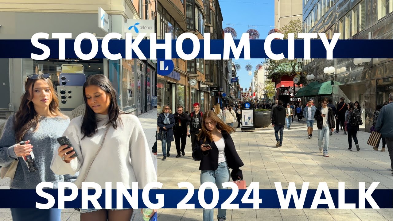 Stockholm Walking Tour 4K - Stockholm Virtual Tour 2024