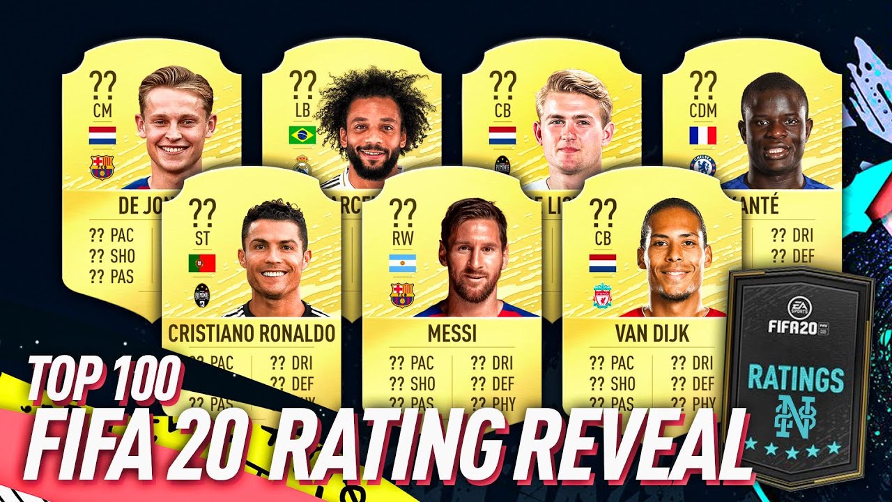TOP 100 FIFA 20 RATINGS! NEW WEAK FOOT RATINGS! SKILLS RATINGS! INSANE DOWNGRADES! - Ultimate Team