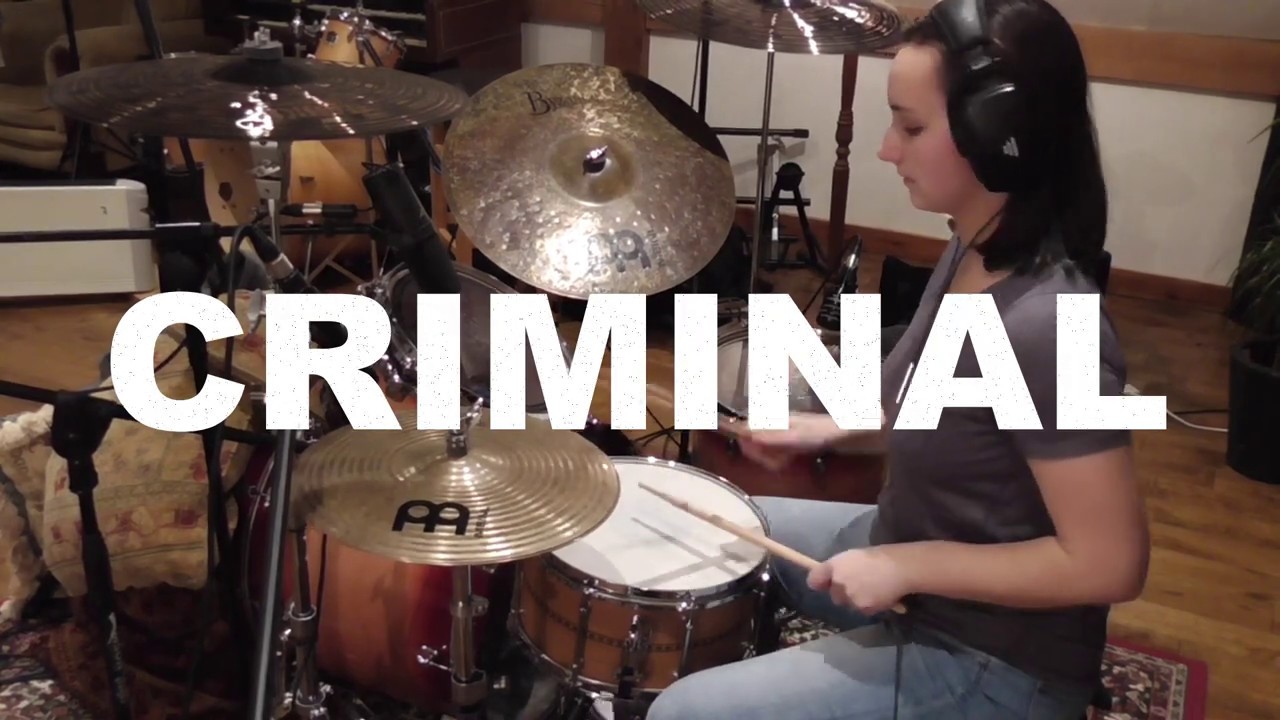ILONA MAHIEU - CRIMINAL ¦ Studio Drum Video
