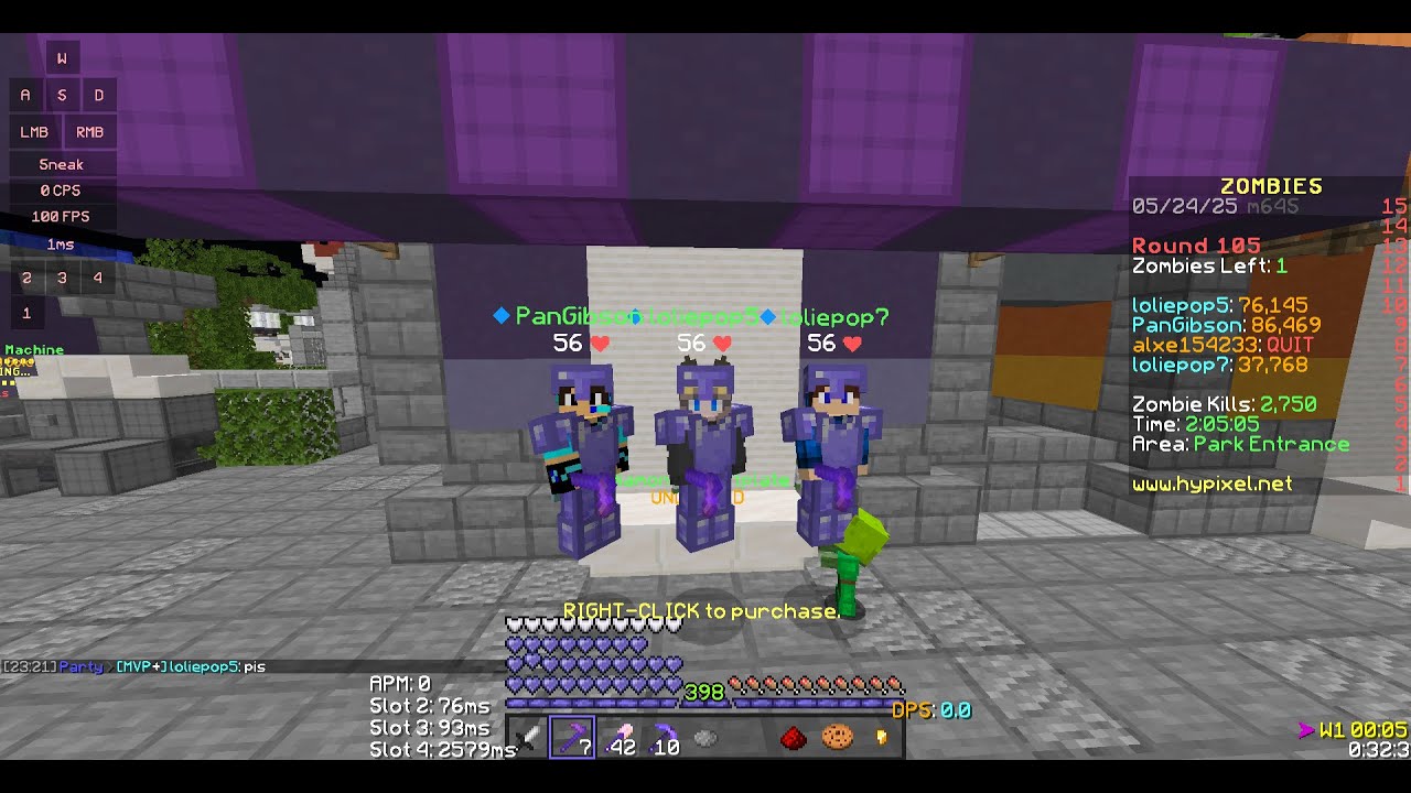 AA trio no skill + keep pistol win