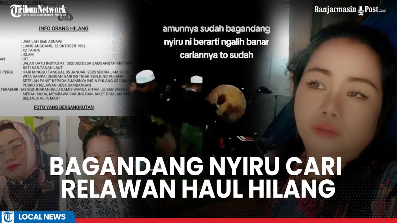 Satu Relawan Haul Guru Sekumpul Hilang Misterius, Warga Lakukan Ritual Bagandang Nyiru di Bati-bati