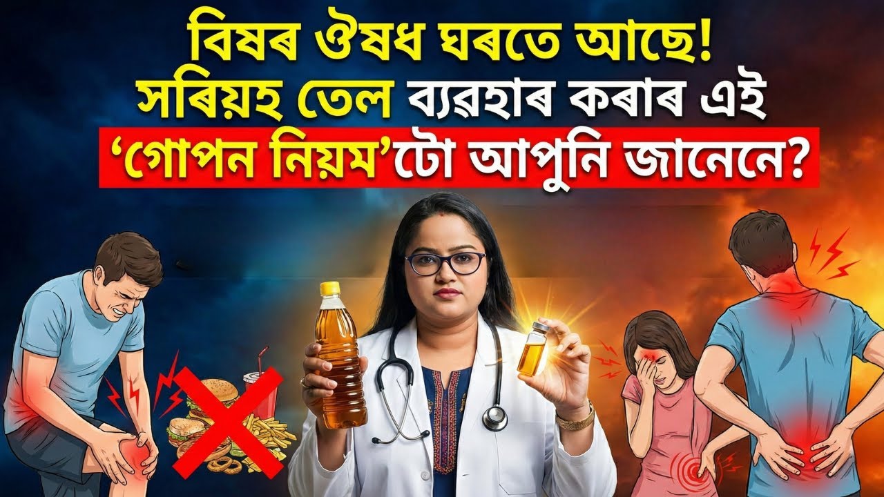 সৰিয়হ তেলৰ লগত মাত্ৰ এইটো বস্তু মিহলাই লগাওক, ১০ বছৰ পুৰণি বিষো লগে লগে নাইকিয়া হ'ব!