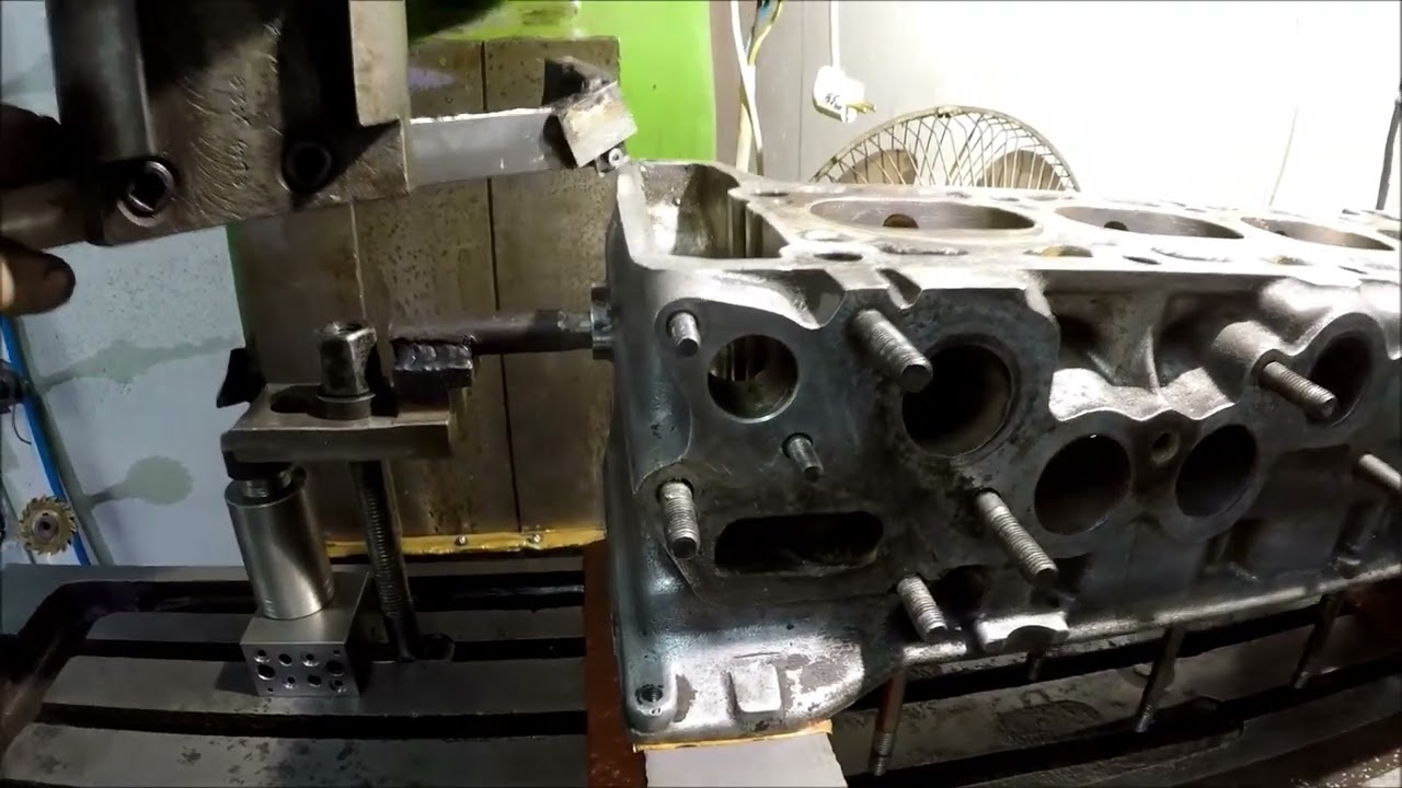 Фрезеровка ГБЦ,как это делается.Cylinder head milling