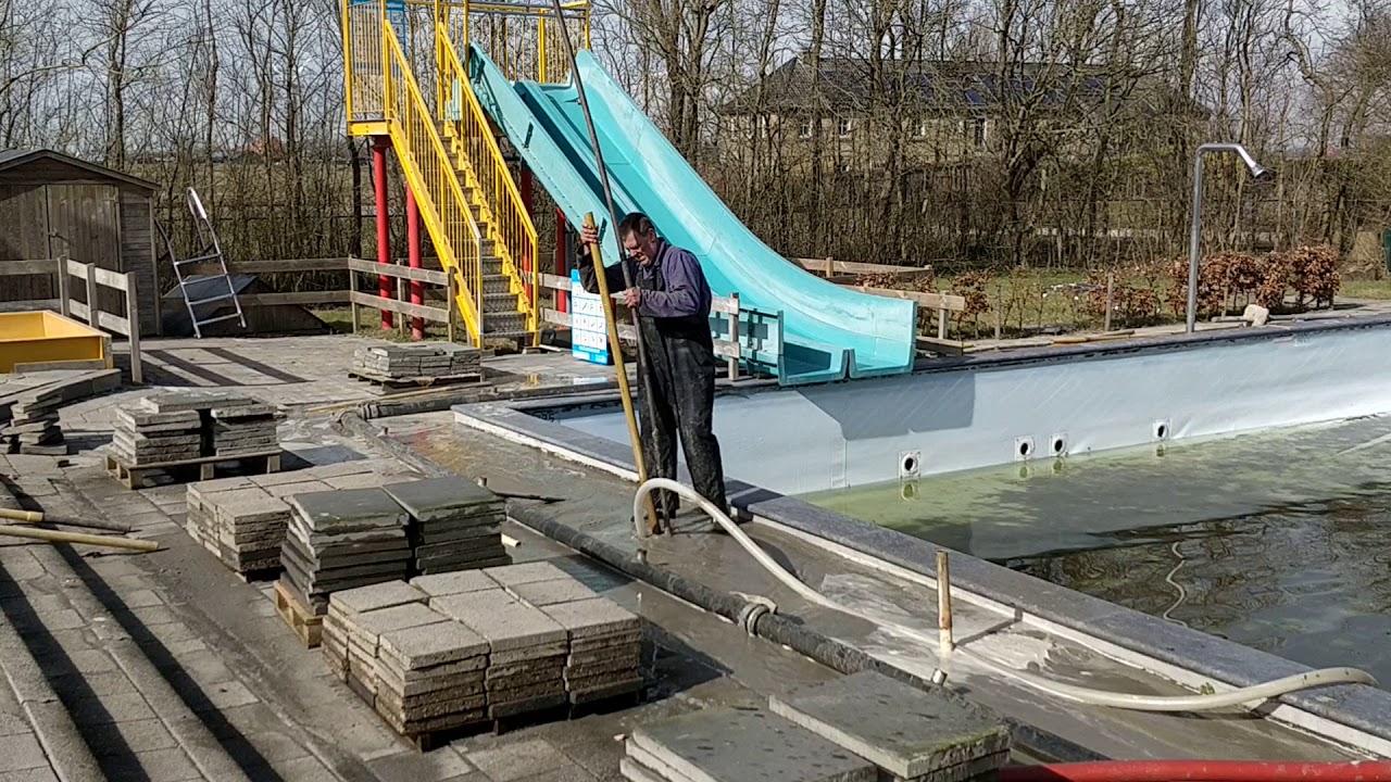 Aanleg bronbemaling rond de baden