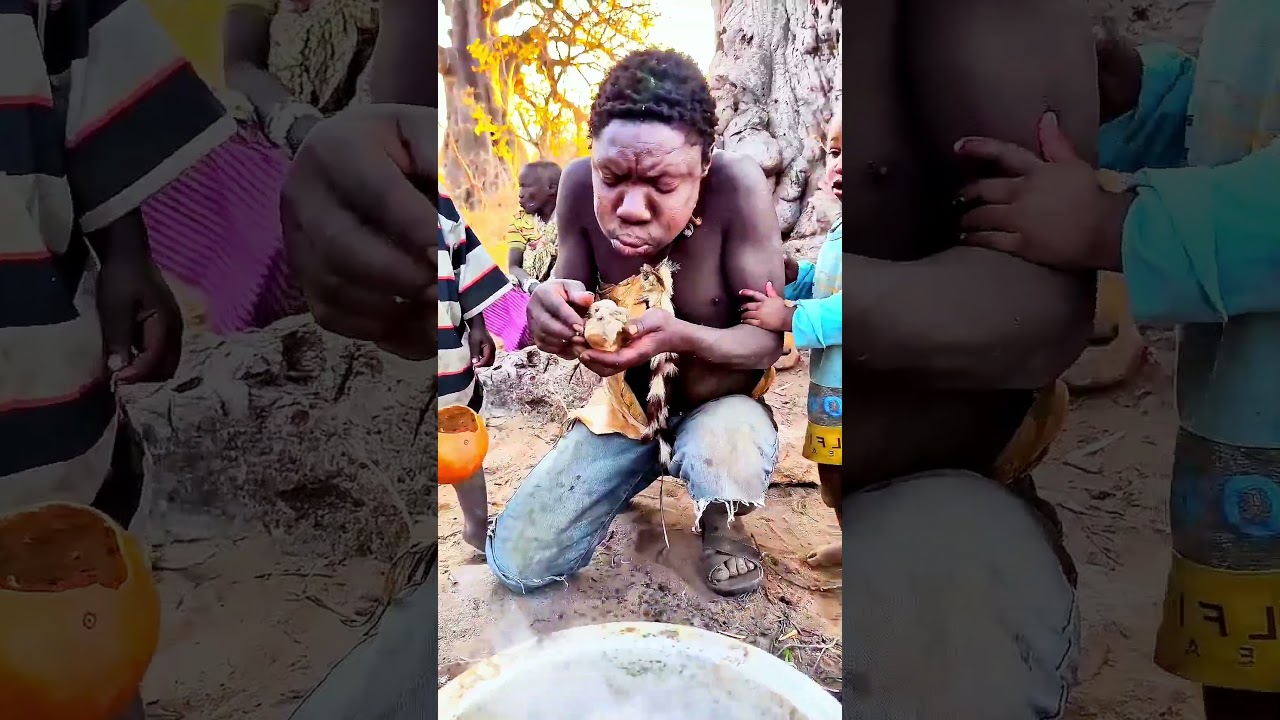 Unfiltered African Village Eating Moment 😲🍗 #RealLife #AfricanCulture #viral #africanfood