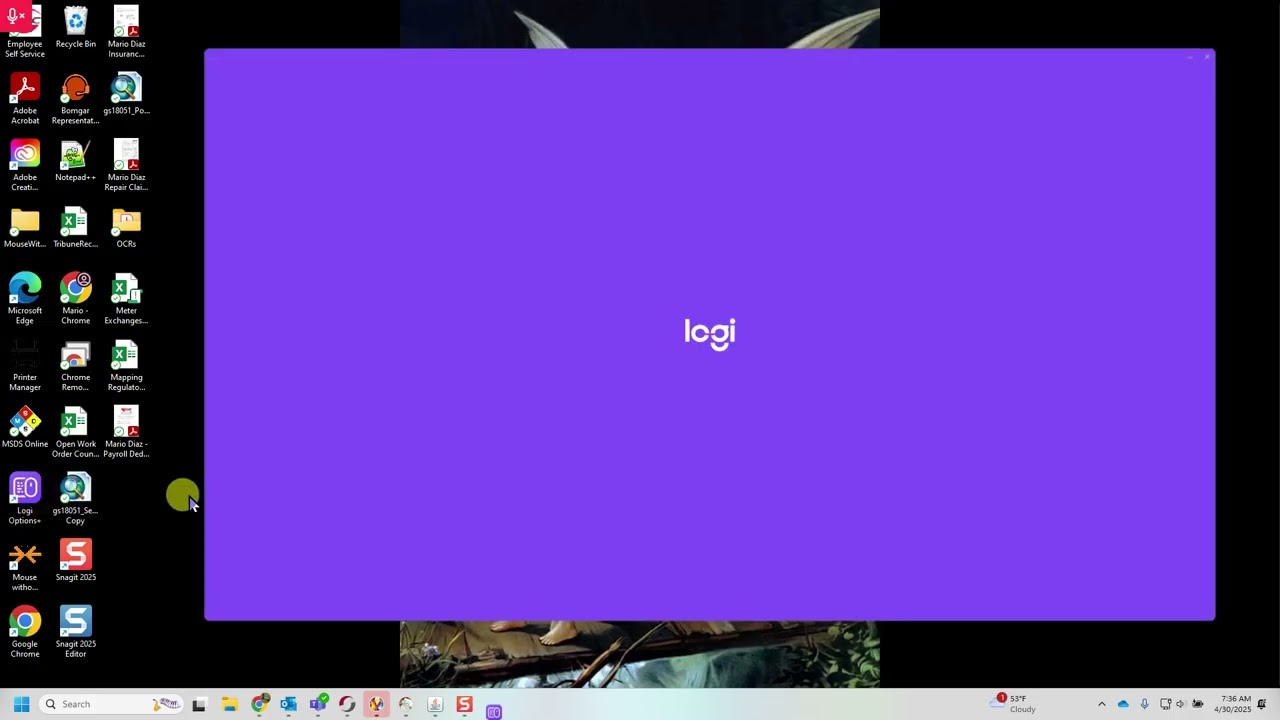 Red Microphone Icon on screen Fix