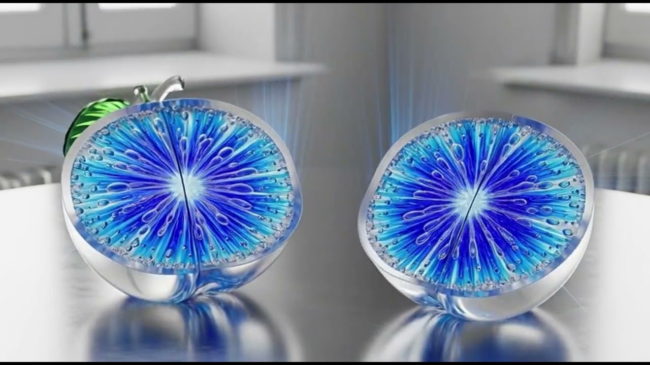 Futuristic Garden ASMR — Bioluminescent Plants & Crystal Breeze (Visual Triggers)