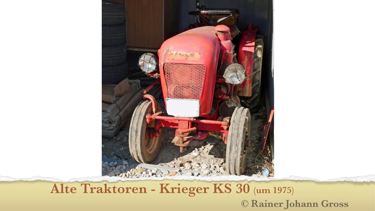 Alte Traktoren - Krieger KS 30 (um 1975)