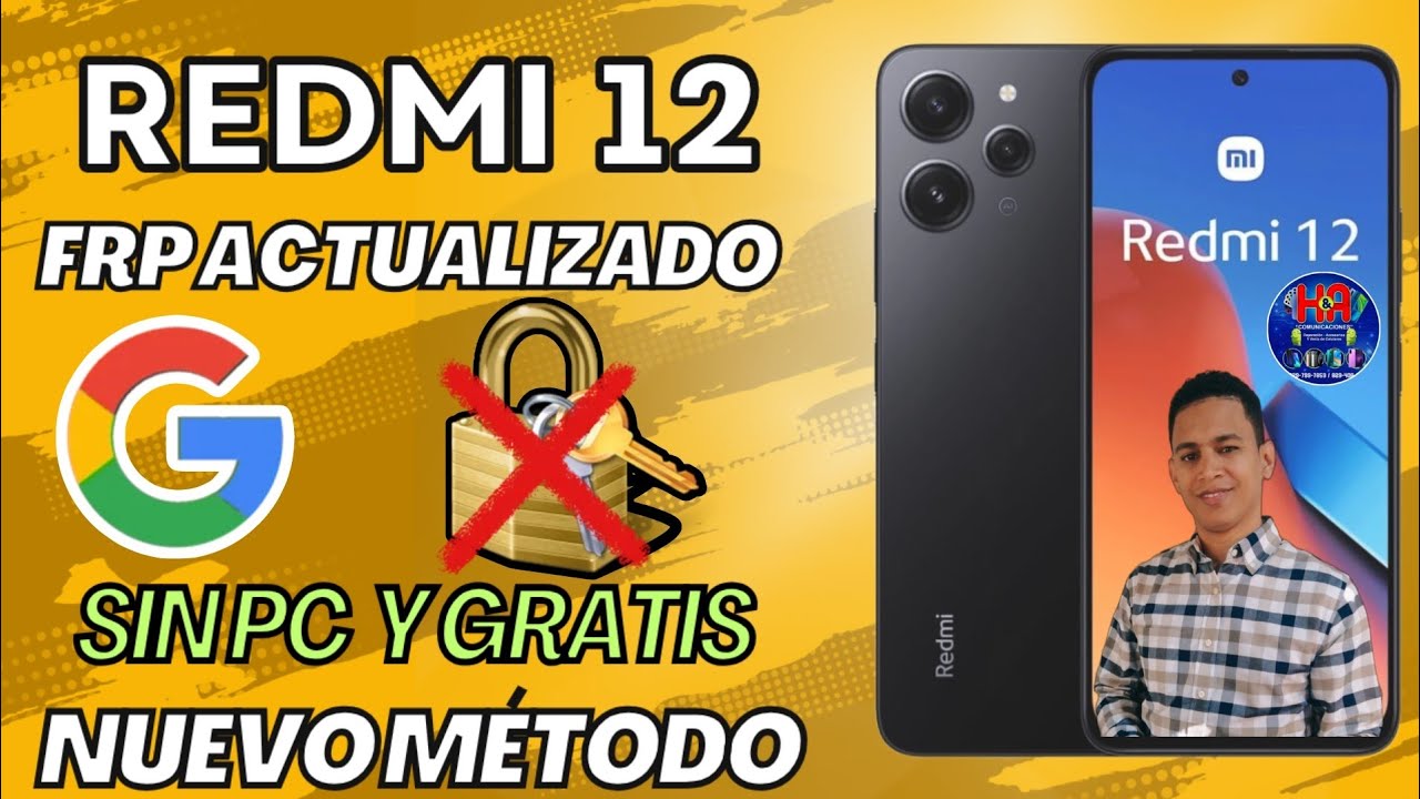 Eliminar Cuenta de Google Redmi 12 | MIUI 14 Sin PC (Método Actualizado)