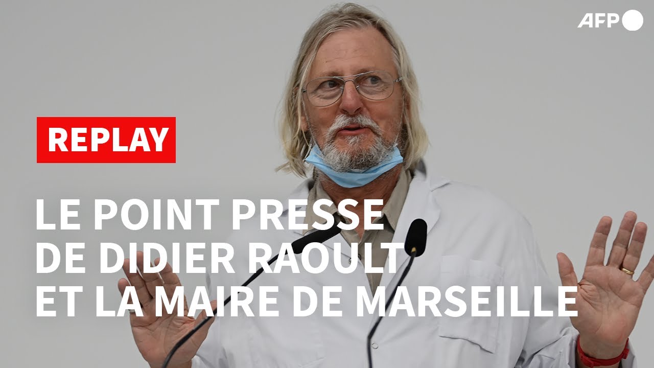 REPLAY - Didier Raoult tient une conférence de presse à Marseille